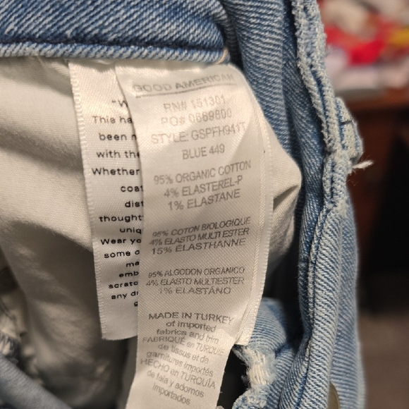 Good American Light Blue Ankle Jeans Size 14 - Picture 12 of 13